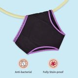MaxAbsorb Incontinence / Bladder Leak Underwear Pack of 2 - Black and Lilac