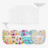 Newborn UNO Cloth Diaper Pack of 4