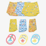 Padded Underwear pack of 6 + 6 Potty Training Colour Changing Stickers