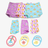 Padded Underwear pack of 6 + 6 Potty Training Colour Changing Stickers