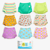 9 Pack Padded Underwear + FREE Wipes - 40 Pack
