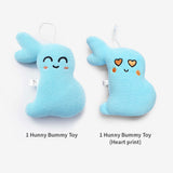 Bumazing Treasures - Pack of 2 Bummy Toy(1 Hunny Bummy Toy + 1 Bummy Toy with Heart Print and Rattle inside)