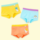 Pack of 3 Girl Boyshorts - Autumn Charm, Sunkissed & Sky Snuggles