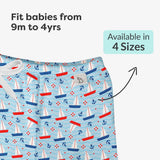 Potty Training Pajama with drawstring - Sail Tales