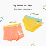 Boys Brief and Trunk Trial Kit (8-12 Years) - Sunkissed & Autumn Charm