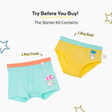 Boys Brief and Trial Kit (8-12 Years) - Autumn Charm & Mushroom Magic