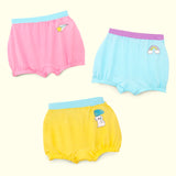 Pack of 3 Girl Bloomers - Autumn Charm, Inky Pinky & Sky Snuggles