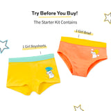Girl Brief and Boyshort Starter Kit (8-12 Years) - Sunkissed & Autumn Charm