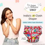 UNO Regular Cloth Diaper with only Dry Feel Pad (No Booster) - Baby Talk