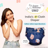 UNO Regular Cloth Diaper with only Dry Feel Pad (No Booster) - Good Cat-titude