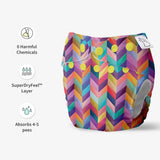 UNO Regular Cloth Diaper with only Dry Feel Pad (No Booster) - Colour Pop