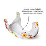 UNO Regular Cloth Diaper with only Dry Feel Pad (No Booster) - Coloured Skies