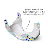 UNO Regular Cloth Diaper with only Dry Feel Pad (No Booster) - Hunny Bummy