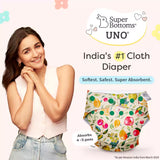 UNO Regular Cloth Diaper with only Dry Feel Pad (No Booster) - Fruit Burst