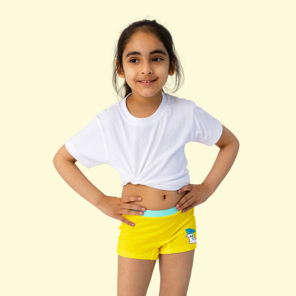 Supersoft Girls Boyshort (Autumn Charm) 4–12Y