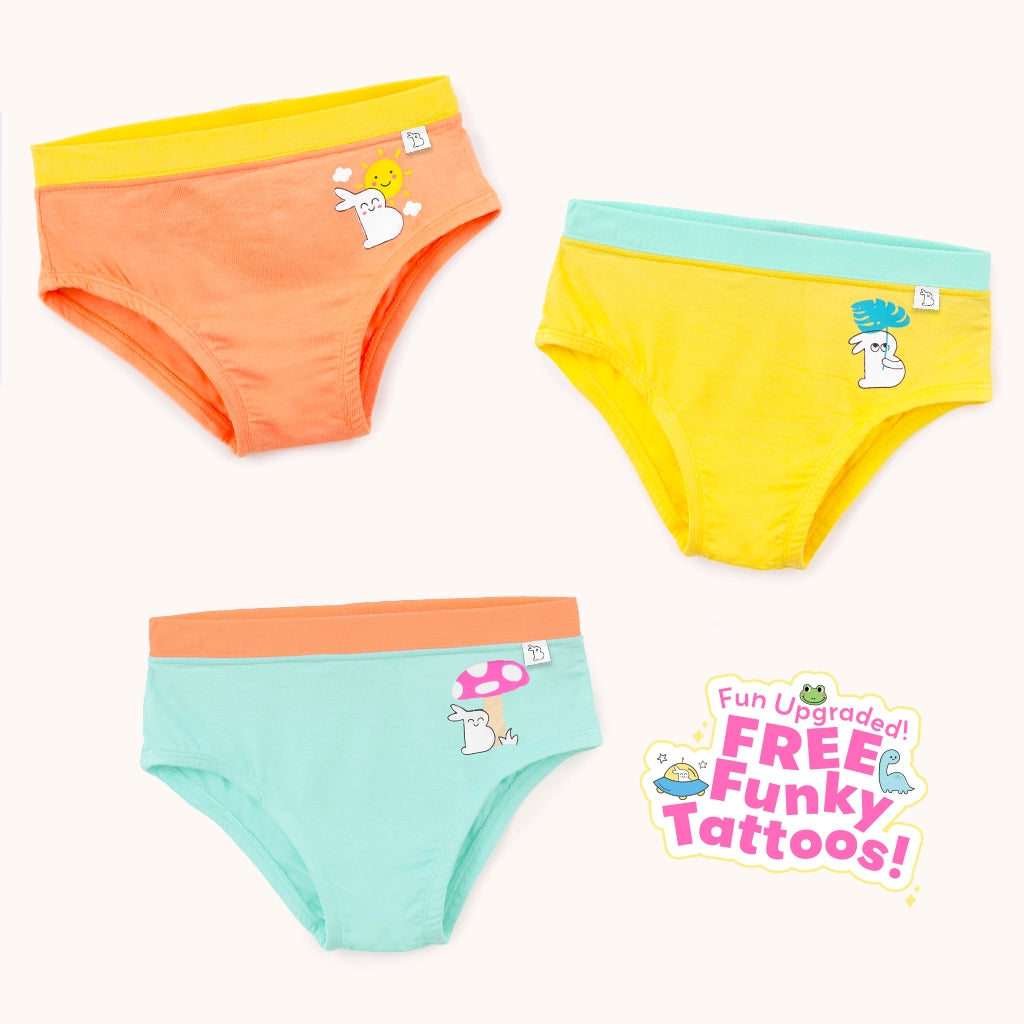 Supersoft Girl Briefs (Eco Wonders) Pack of 3