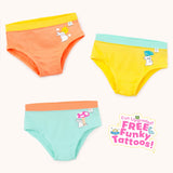 Supersoft Girl Briefs (Eco Wonders) Pack of 3