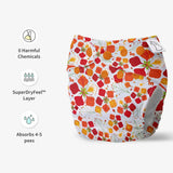 UNO Regular Cloth Diaper with only Dry Feel Pad (No Booster) - Gulmohar