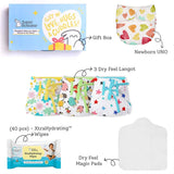 Newborn Diapering Essentials Gift Pack with UNO