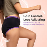 Ultra 6X Absorbent Leakproof Period Underwear (Pack of 5) - Black