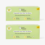 Disposable Easy Clean Top Sheets Pack of 100 Diaper Liners