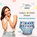 UNO Regular Cloth Diaper with only Dry Feel Pad (No Booster) - Paw-sitively Happy