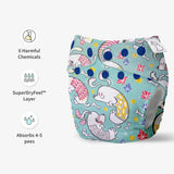 UNO Regular Cloth Diaper with only Dry Feel Pad (No Booster) - Paw-sitively Happy
