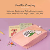 Multipurpose Canvas Tote with All-In-One Pouch (Pink)