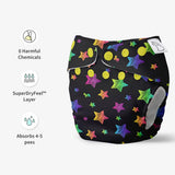 UNO Regular Cloth Diaper with only Dry Feel Pad (No Booster) - Rainbow Twinkles
