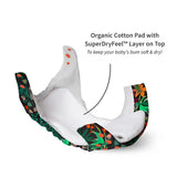 UNO Regular Cloth Diaper with only Dry Feel Pad (No Booster) - Shruberry
