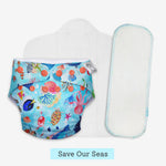 Freesize UNO Cloth Diaper Pack with Pads