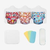 Freesize UNO Cloth Diaper Pack with Pads