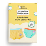 SuperSoft Boys Brief & Trunk Starter Kit