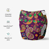 UNO Regular Cloth Diaper with only Dry Feel Pad (No Booster) - Utsav