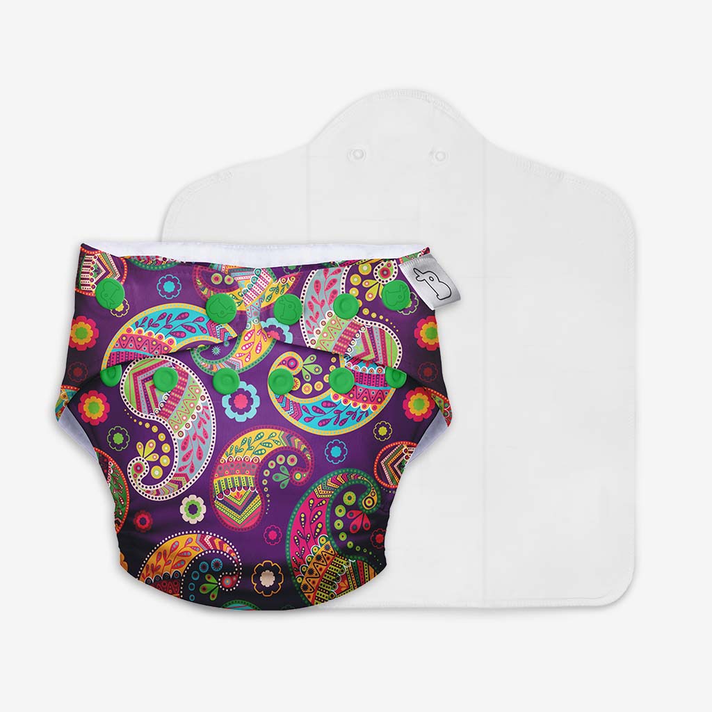 UNO Regular Cloth Diaper with only Dry Feel Pad (No Booster) - Utsav
