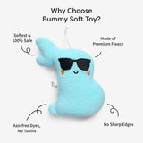 Baby Soft Toy (Hunny Bummy) with Rattle & Shades