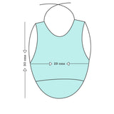 Waterproof Cloth Bibs Pack of 3 with Free Coin Pouch