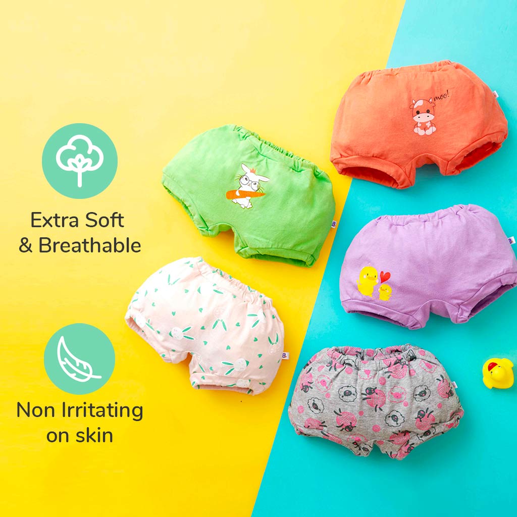 BASIC Bloomers (Farm Fam) & BASIC Briefs (Doodle Dreams) - Pack of 10