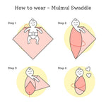 How to wear Mulmul Swaddle