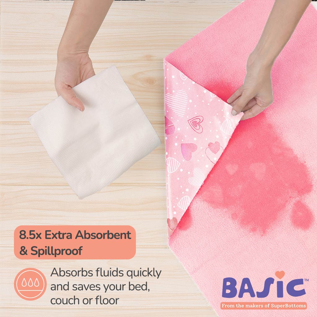 Diaper Changing Mat (Peppy Pink)