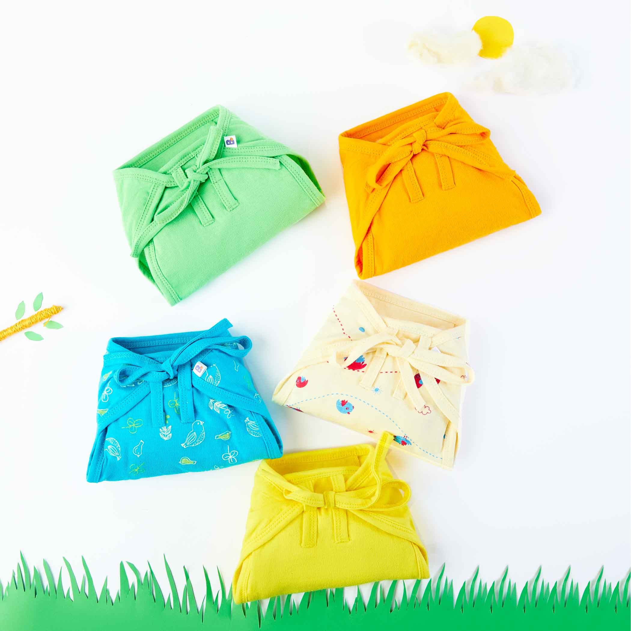 BASIC Cotton Nappy Birdy Boo