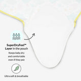 Dry Feel Swaddle Wrap - Pack of 2 (Starry Skies & Happy Clouds)