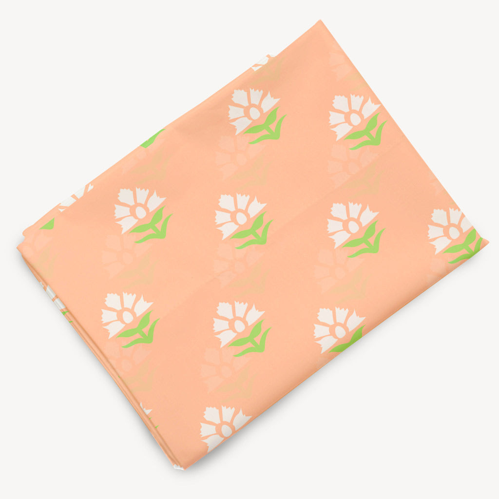 Mulmul Swaddle Single (Coral Crown)