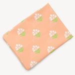 Mulmul Swaddle Single (Coral Crown)